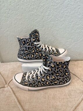 Converse Chuck Taylor All-Star Gray Leopard High Top
